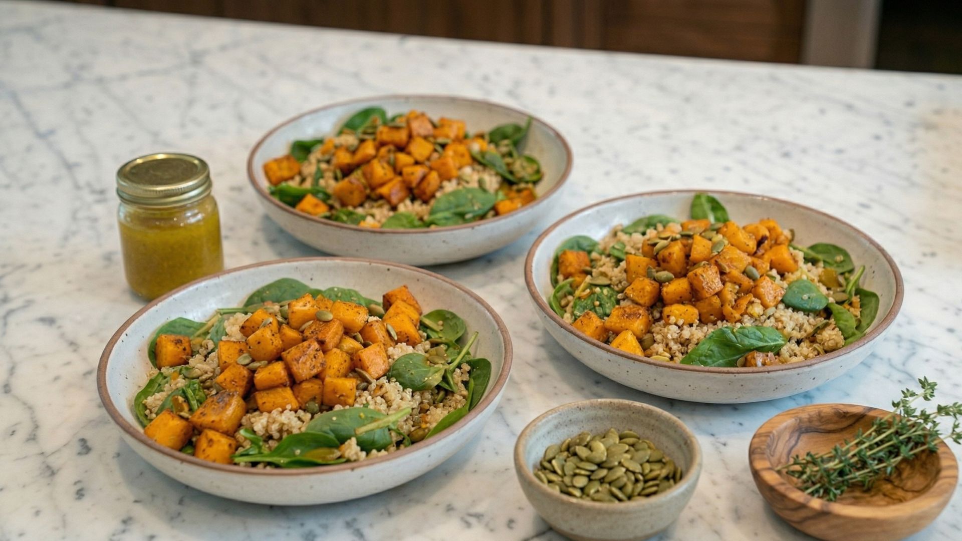 Roasted Butternut Squash & Quinoa Bowl
